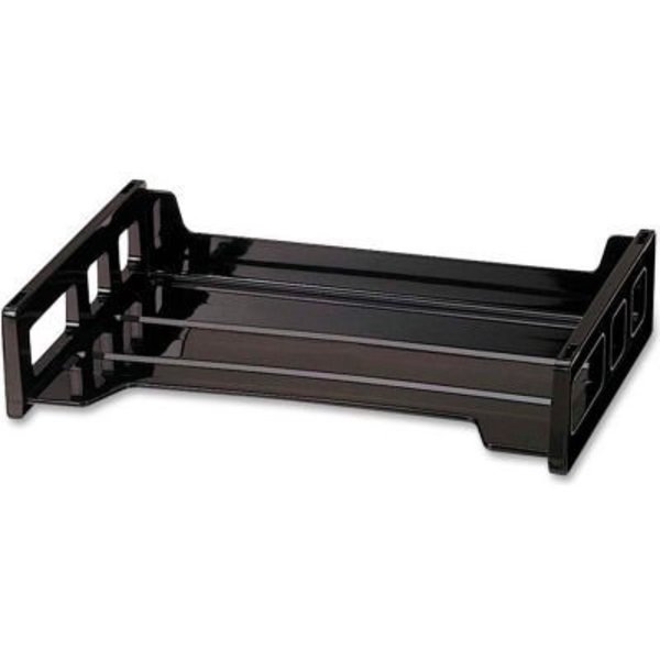 Officemate International Officemate¬ÆSide Loading Stackable Desk Tray 13-3/16" x 9" x 2-3/4" Black OIC21002